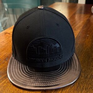 New Era Black Cap with Embossed Denver Nuggets Emblem